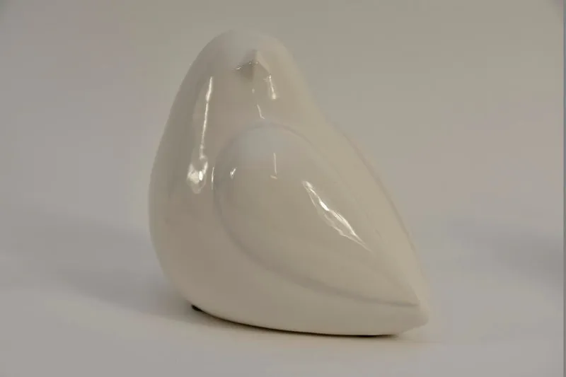 Vogel bol B 16,5x12x15,5cm white