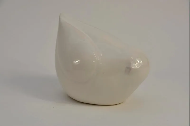 Vogel bol A 16x12x13cm white