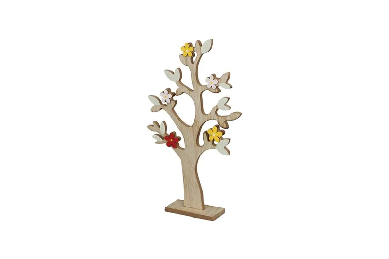 Wooden tree 23x40.5x6cm Multi