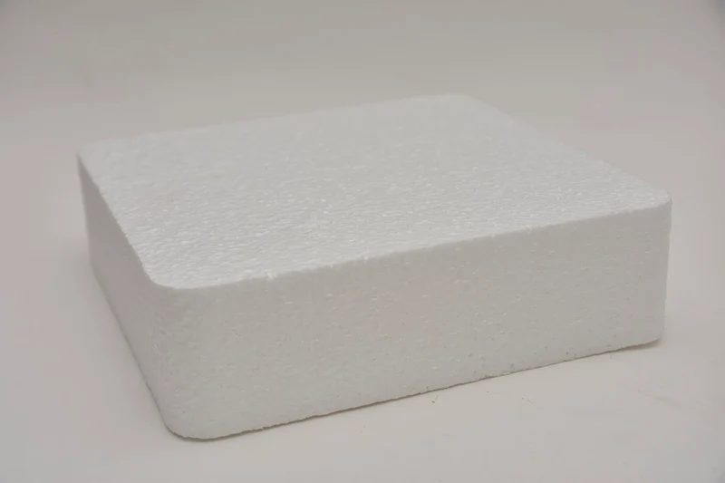 Styropor dummy vierkant afgerond 25x25x7