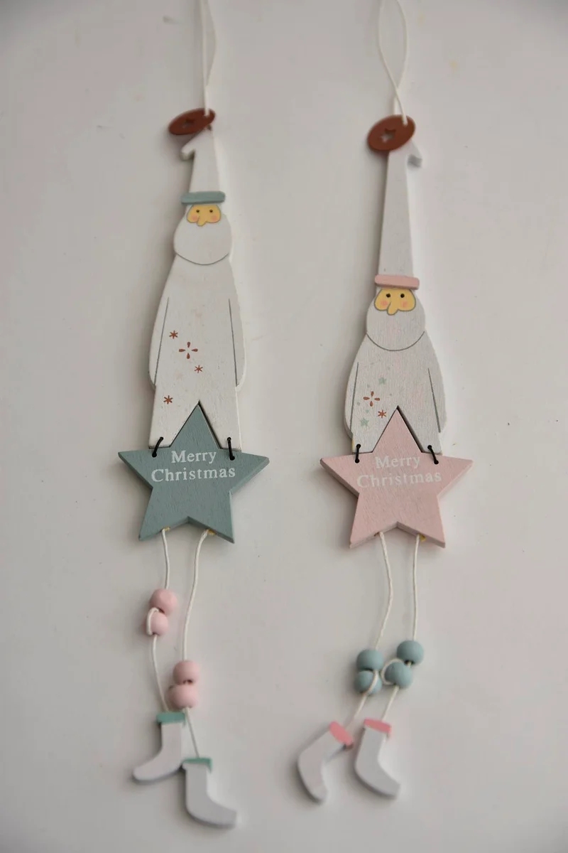KERST HANGER HOUT 2PCS 32CM