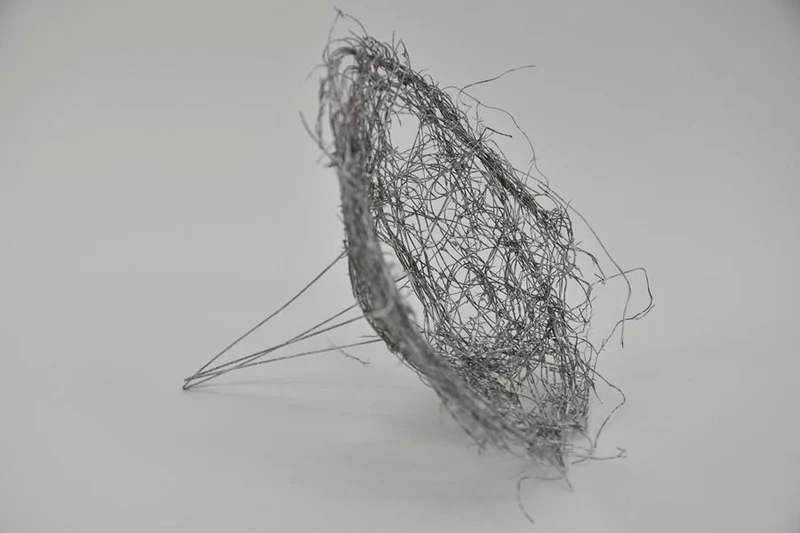 Salim boekethouder ''trechter'' 20cm White-Wash