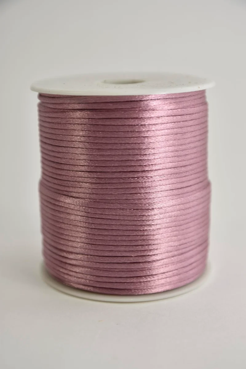 Mouse tail 2mm x 100mtr oud roze