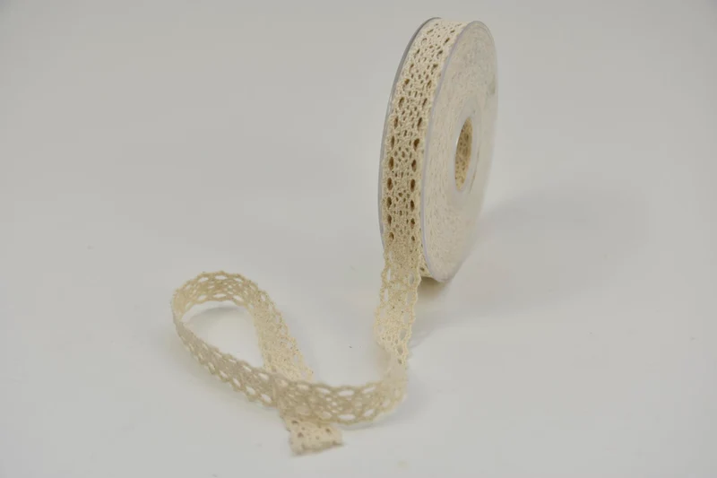 SMALL LACE MM15X10MT NATURAL