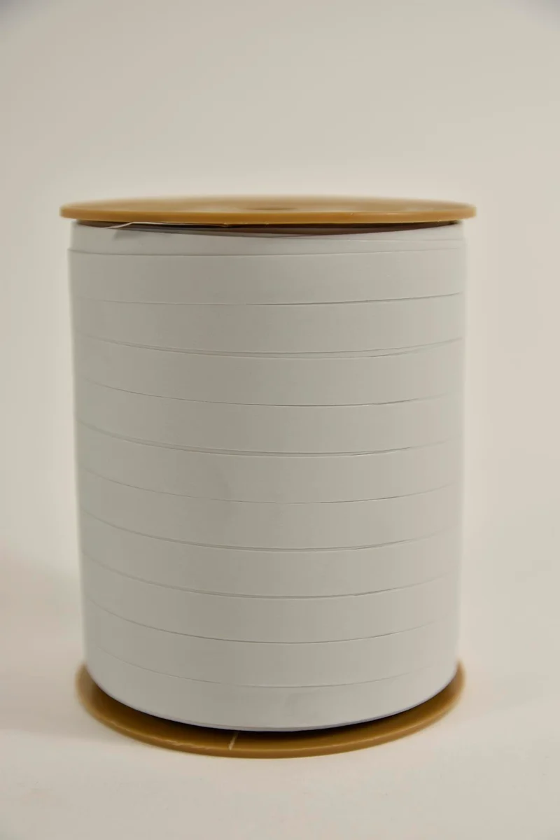 Lint Vintage 10mmx250 mtr. grijs/wit