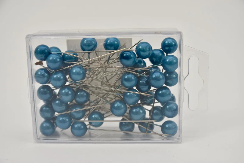 Pushpins turquoise 10mm 50stk