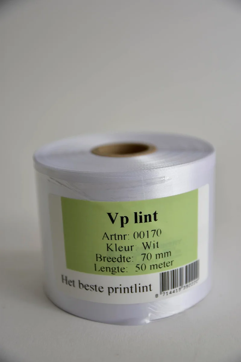 Vp lint Wit 70mm x 50m