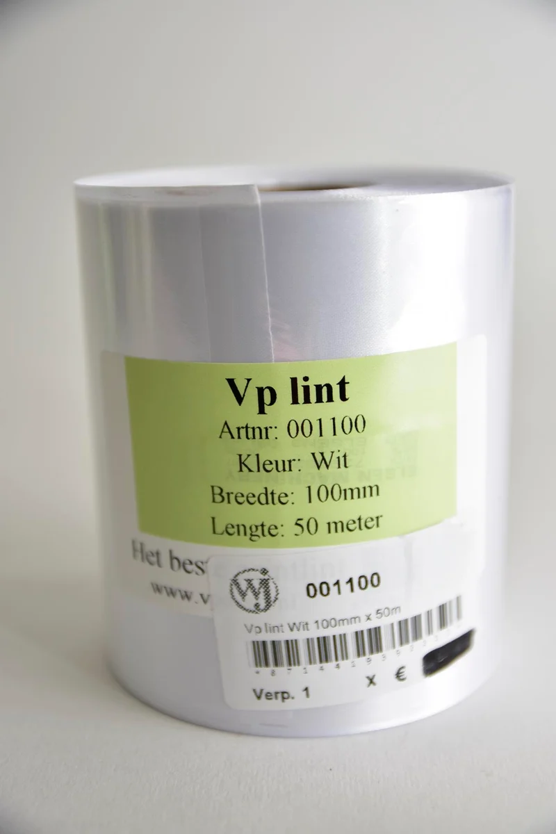 Vp lint Wit 100mm x 50m