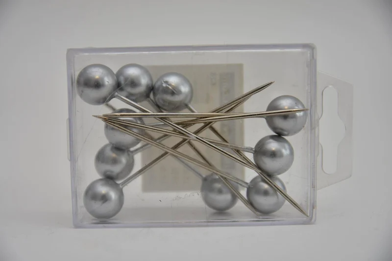 Pushpins zilver 15mm 10stk