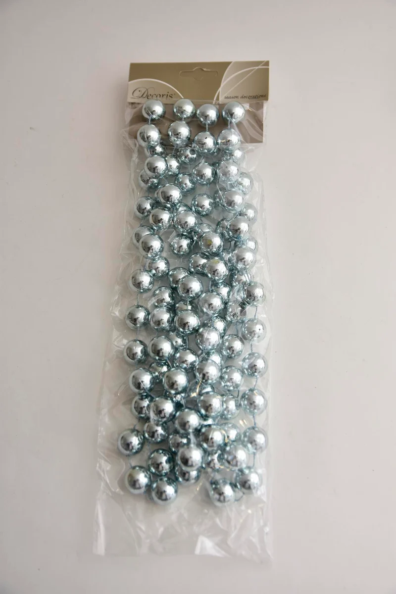 Kralenketting Plastic Bevroren Blauw 20mmx270cm