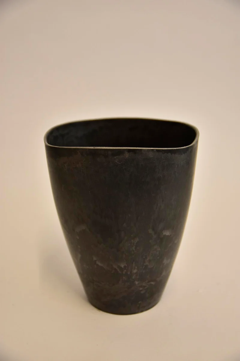 Orchideepot grijs groot 16x16x20cm