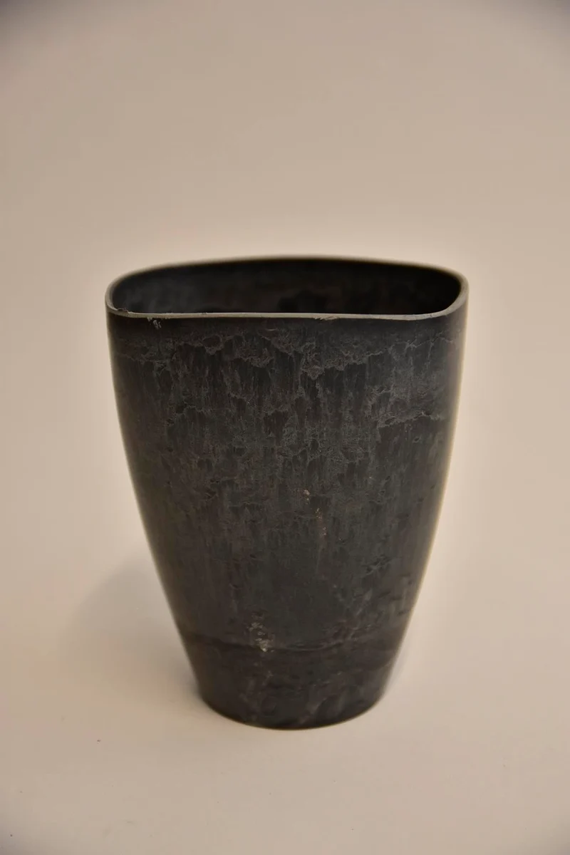 Orchideepot grijs middel 13x13x16,5cm