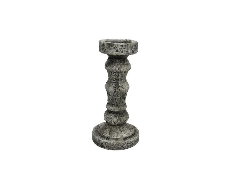 Kandelaar Lava D15 H31cm steengrijs