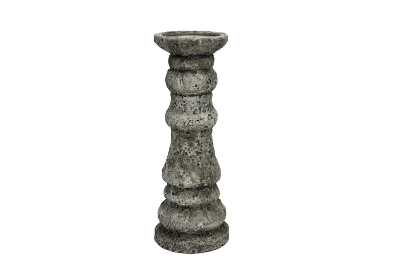 Kandelaar Lava D11 H30cm steengrijs