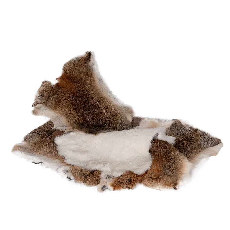 Konijnenvacht mix kleuren