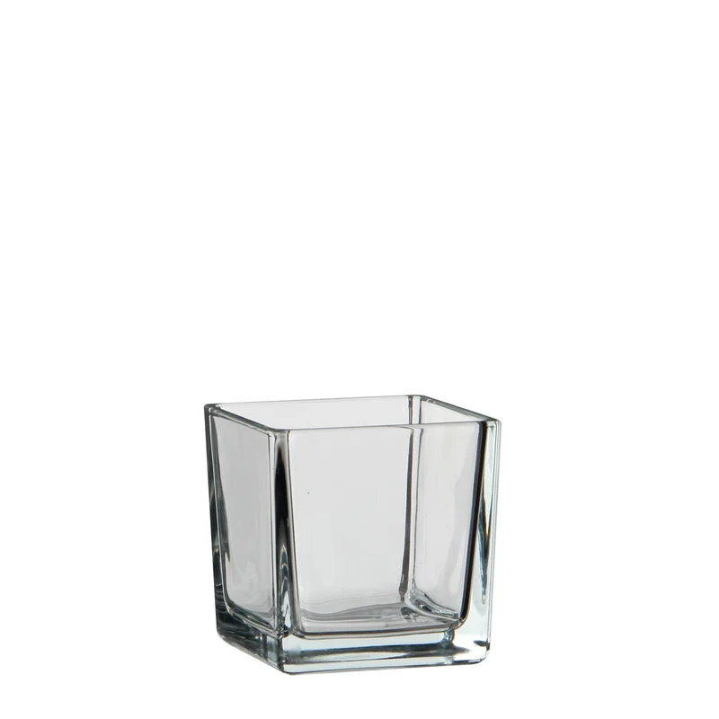 Accuglas 'Abbey' 8x8x8cm helder