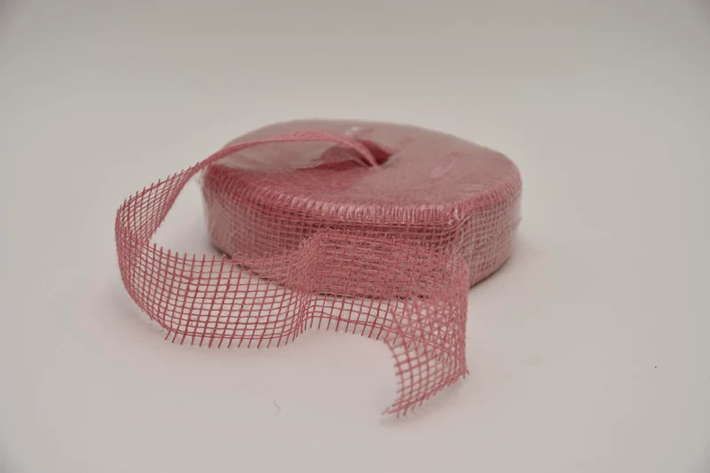 Rol Jute 5cm 40mtr roze