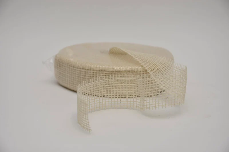 Rol Jute 5cm 40mtr gebleekt