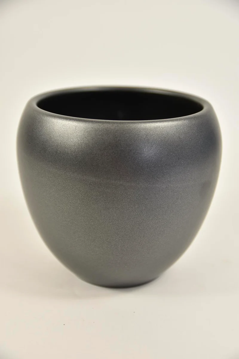 Bloempot Bowl, 17 cm - Graphite