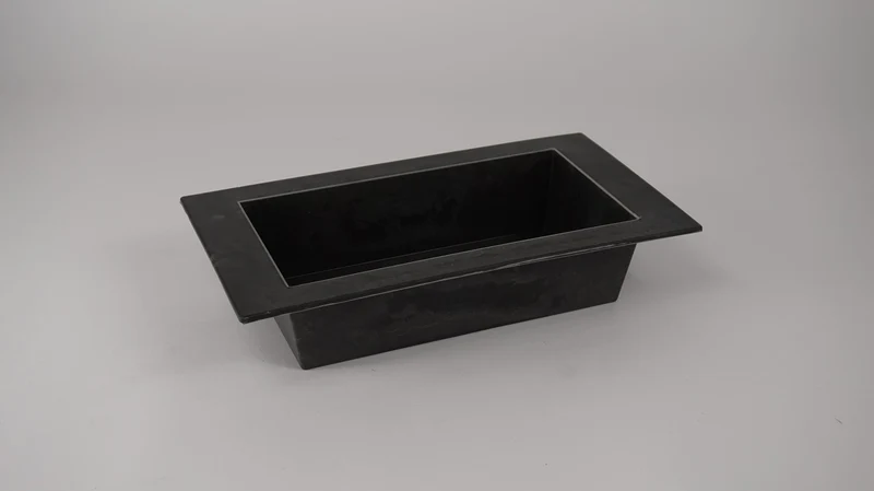 Tray rechthoek Grijs 33x16x7cm