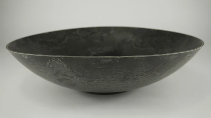 Bowl grijs D35 H10cm