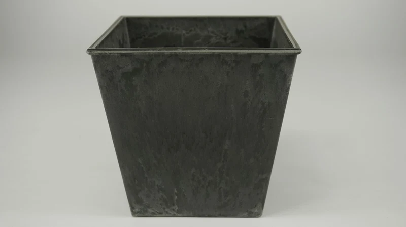 Pot Vierkant Grijs 13x13cm