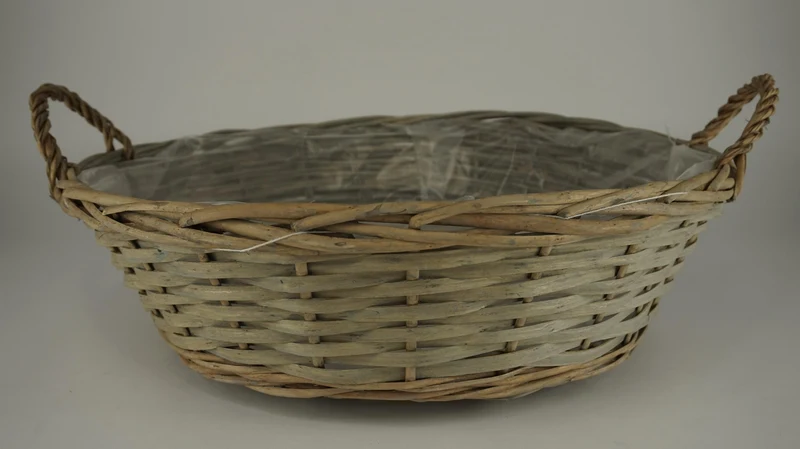 Schilmand riet grijs 45x12cm