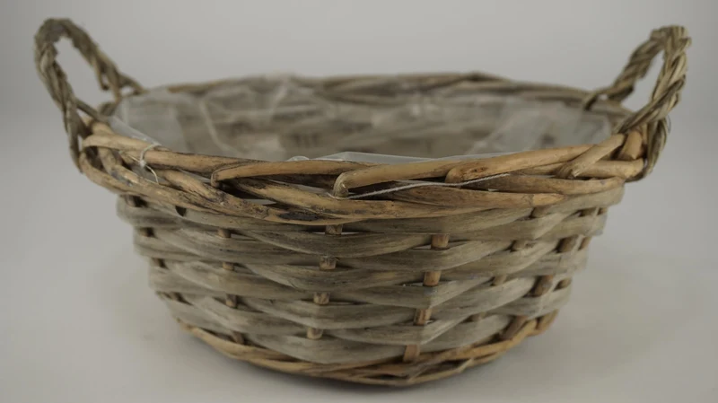 Schilmand riet grijs 24x10cm