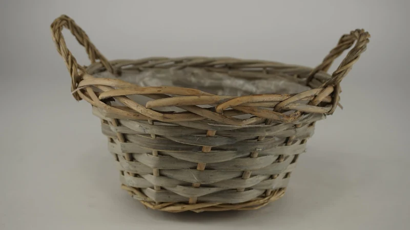 Schilmand riet grijs 21x10cm