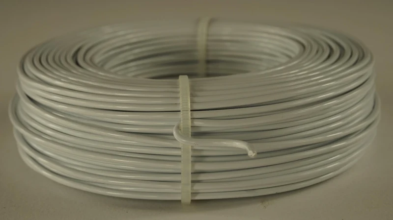 Aluminiumdraad wit 2mm 60mtr 500gr