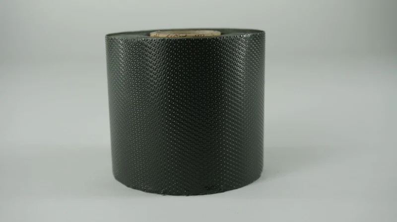 Wikkelband groen plastic 8 cm breed