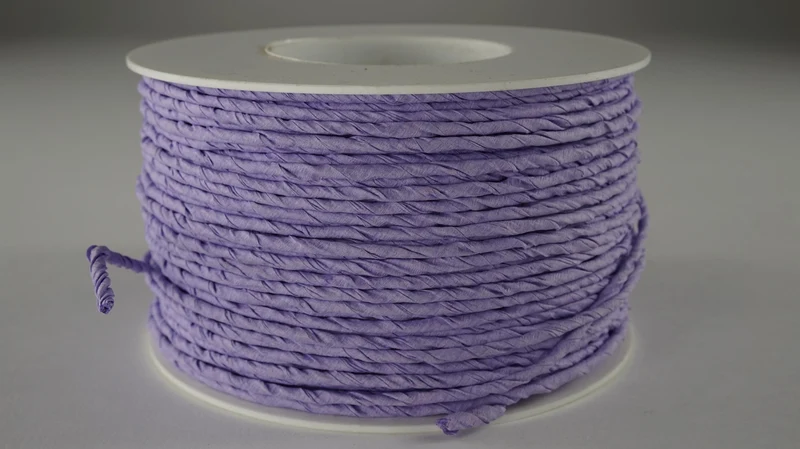 Papierdraad 100 meter rol lavender