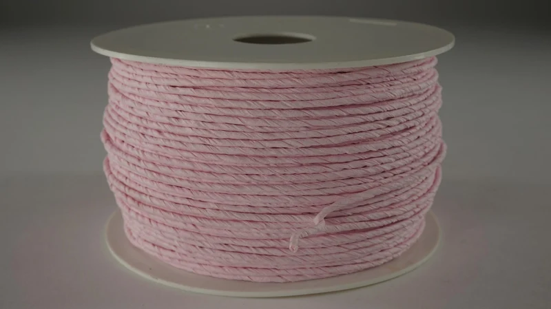 Papierdraad 100 meter rol rose