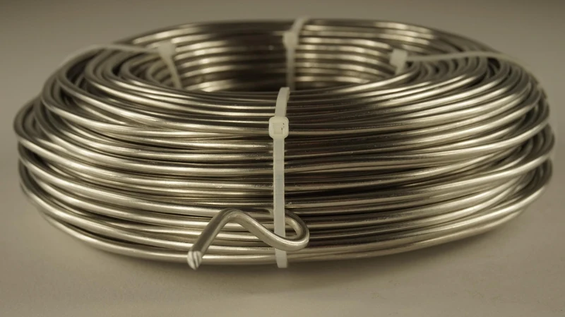Aluminiumdraad zilver 3mm 53mtr 1kg