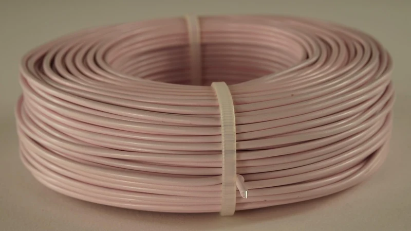 Aluminiumdraad pastell rose 2mm 60mtr 500gr