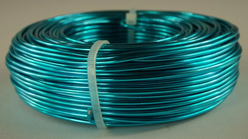 Aluminiumdraad turquoise 0,5kg