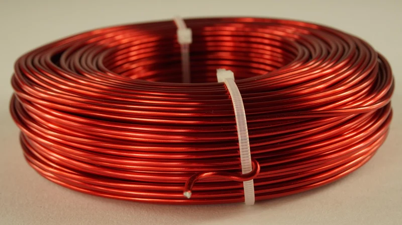 Aluminiumdraad rood 2mm 60mtr 500gr