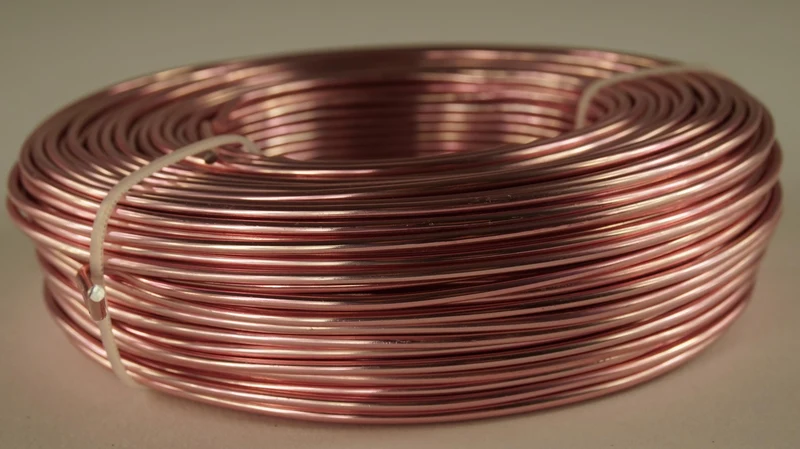 Aluminiumdraad roze 0,5kg