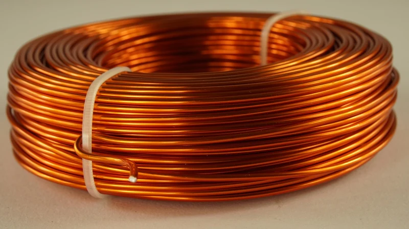 Aluminiumdraad oranje 2mm 60mtr 500gr