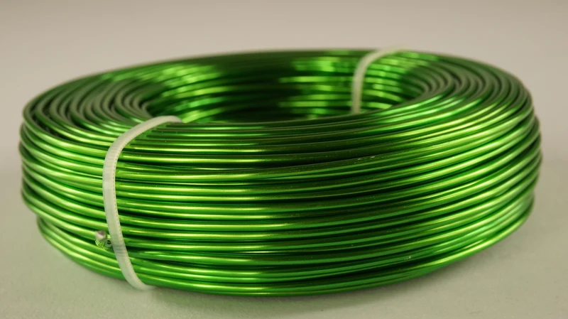 Aluminiumdraad appelgroen 0,5kg