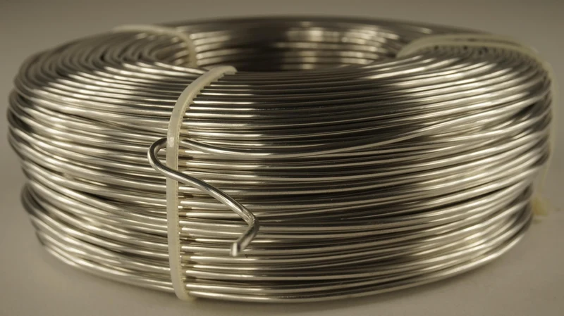 Aluminiumdraad zilver 2mm 118mtr 1kg