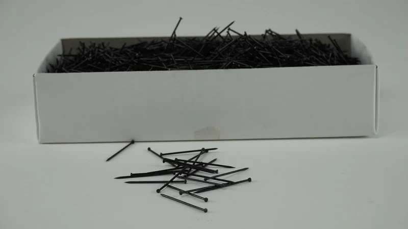 Doos etalagespelden zwart 30 mm 500 gram