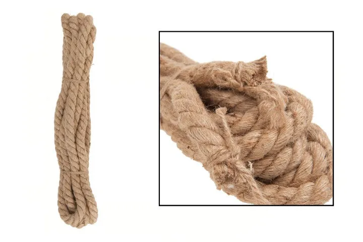 Jute touw 2cm dik bundel a 600cm naturel