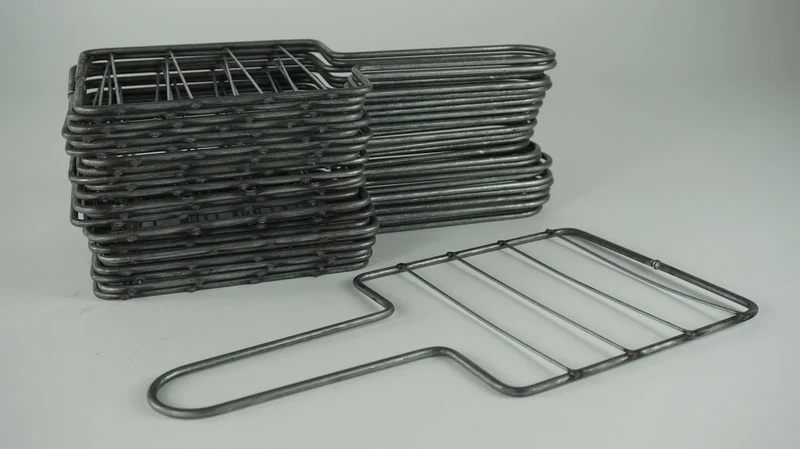 Metalen takhouder 11x11 cm lengte totaal 20cm per 25 stuks