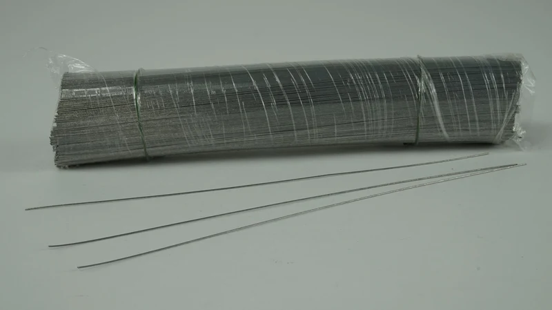 Corsagedraad zilverkleur 1 kg 18 cm