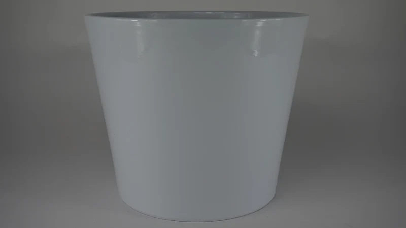 Konische pot glanswit 28 cm serie 440
