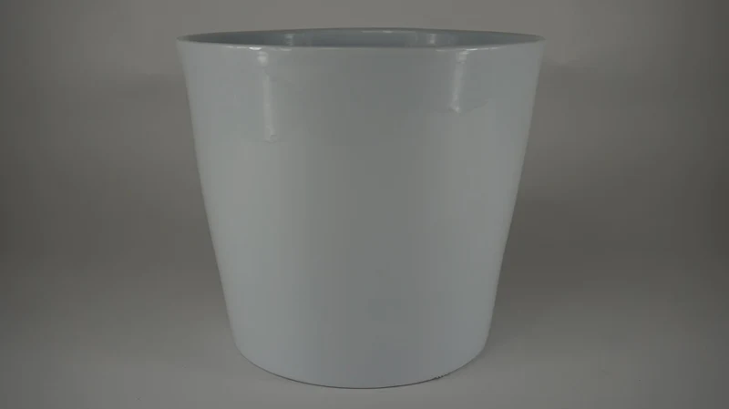 Konische pot glanswit 26 cm serie 440