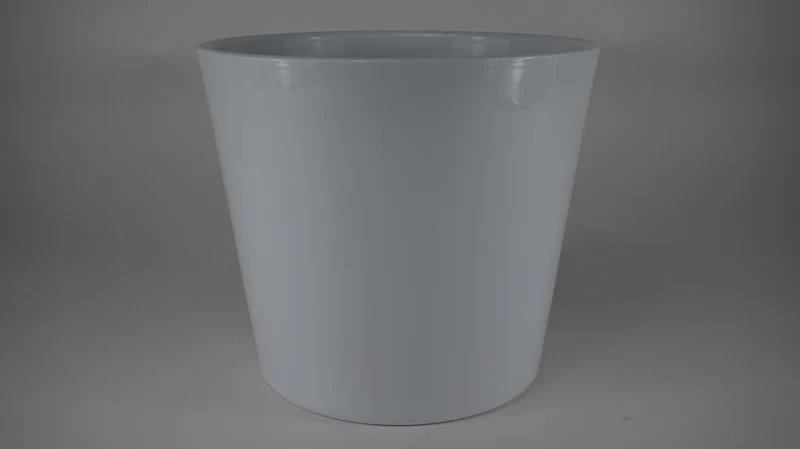 Konische pot glanswit 23 cm serie 440