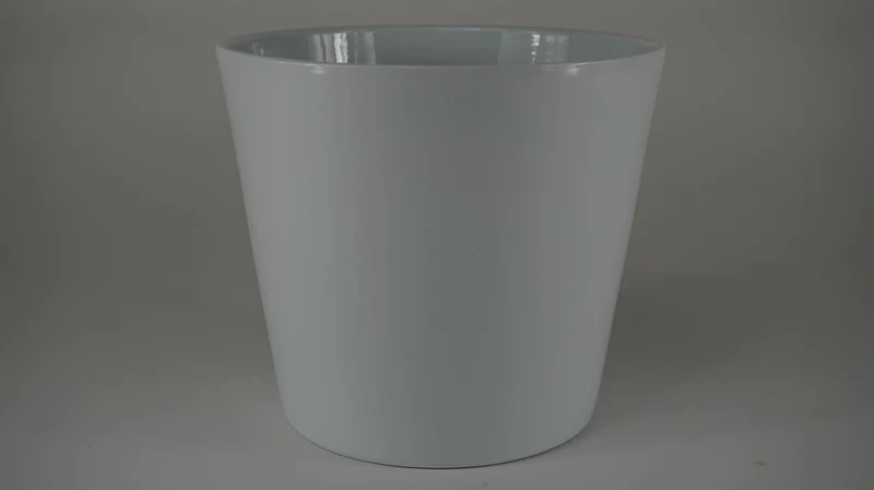 Konische pot glanswit 19 cm serie 440