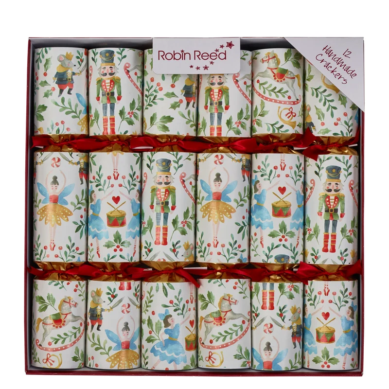 Kerstcrackers - Notenkraker en Ballerina - 12 pc's